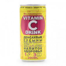 Напиток Vitamin C+ Drinkс витаминами с сахаром, 0,2 л ж/б