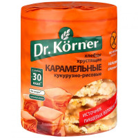 Хлебцы Dr. Korner кукурузно-рисовые Карамель, 100 г