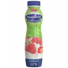Йогурт питьевой Alpenland Клубника 1,2% 290 мл