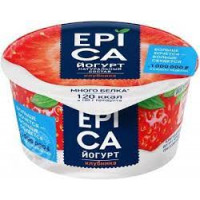 Йогурт Epica с клубникой 4.8% 130 гр