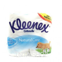 Туалетная бумага Kleenex Cottonelle Natural Care 3 слоя, 4 шт
