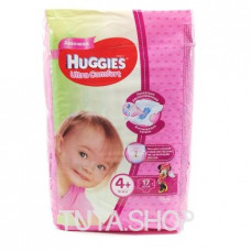 Подгузники детские Huggies Ultra Comfort для девочек, 10-16кг 17шт.