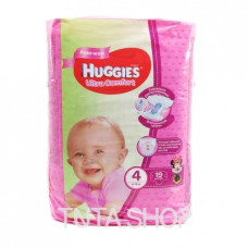 Подгузники детские Huggies Ultra Comfort для девочек, 8-14кг 19шт.