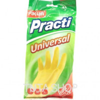 Перчатки хозяйственные Paclan Practi Universal резиновые, L
