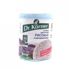 Хлебцы Dr. Korner хрустящие Рисовые с витаминами, 100 г