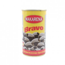 Маслины Makarena Bravo черные без косточек, 350г