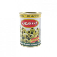 Оливки Makarena зеленые без косточек, 280г