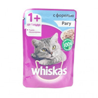 Корм для кошек Whiskas рагу Форель, 85 гр