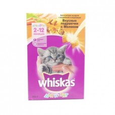 Корм для котят Whiskas подушечки с молоком, 350 гр