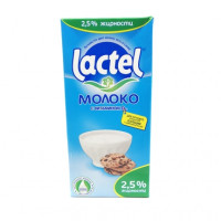 Молоко Laktel домашнее, 2.5% 1 л т/п