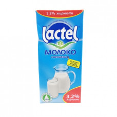 Молоко Laktel домашнее, 3.2% 1л т/п