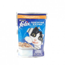Корм для кошек Felix желе Индейка, 85 гр