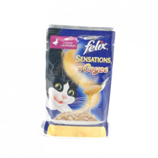 Корм для кошек Felix Sensat Утка в соусе с морковью, 85 гр