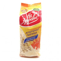 Сухой завтрак На Здоровье! пшеница воздушная со вкусом карамели, 175г