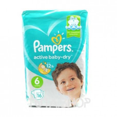 Подгузники Pampers Active Baby-dry, 13-18кг 16шт.