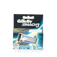 Кассеты сменные для бритья Gillette MACH3, 2шт