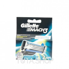 Кассеты сменные для бритья Gillette MACH3, 2шт