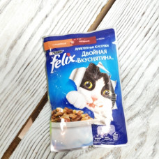 Корм для кошек Felix Индейка-Печень, 85 гр