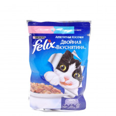 Корм для кошек Felix Лосось-Форель, 85 гр