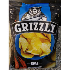 Чипсы GRIZZLY краб 110гр