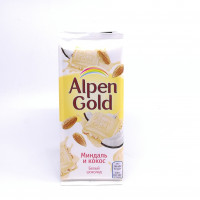 Шоколад Alpen Gold миндаль и кокос 85 гр