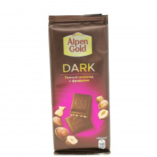 Шоколад Alpen Gold Dark с фундуком, 85г