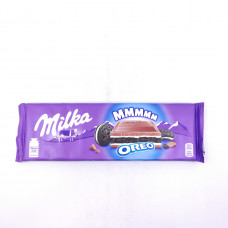 Шоколад Milka с ванилью и печеньем Oreo, 300г