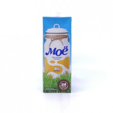 Молоко Моё, 6% 1 л т/п