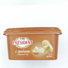 Сыр President плавленый Грибы 30%, 400 гр