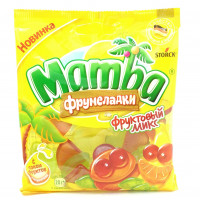 Мармелад Mamba Фрумеладки жевательный фруктовый микс, 60г