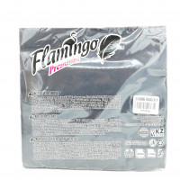 Салфетки бумажные Flamingo Premium черный, 25шт.