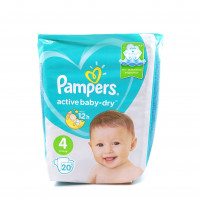 Подгузники Pampers Active baby-dry №4, 9-14кг 20шт.