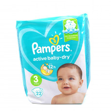 Подгузники Pampers Active baby-dry, 6-10кг 22шт.
