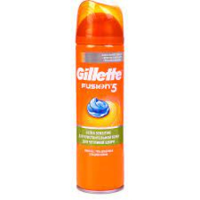 Гель для бритья Gillet Fusion 5 для чувствит кожи 200мл