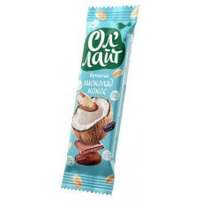 Батончик ОлЛайт Фпуктово-ореховый Шоколад с кокосом 30гр