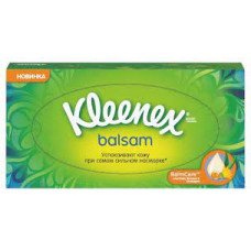 Салфетки  Kleenex бальзам успокаивают кожу при самом сильном насморке 72шт