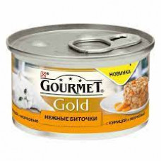 Корм для кошек Gourmet Gold Курица-Морковь, 85 гр