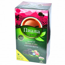 Чай Пиала Gold черный лесные ягоды, 1.5г*25шт. 