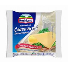 Сыр Hochland Сливочный ломтики 150 гр
