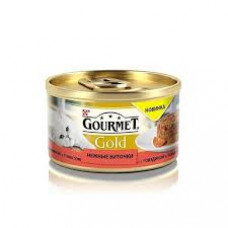 Корм для кошек Gourmet Gold с говядиной и томатом 85гр
