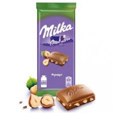 Шоколад Milka молочный Фундук, 85 гр