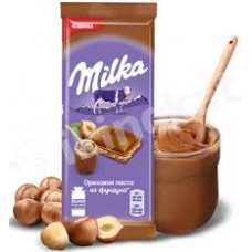 Шоколад Milka Ореховая паста из фундука, 85 гр