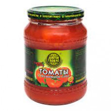 Томаты Золотой Глобус в томатном соке, 700 мл ст/б