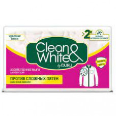 Мыло хозяйственное Clean & White Duru против сложных пятен, 125 гр