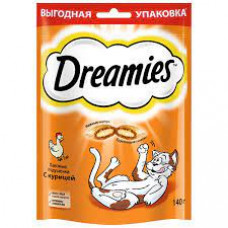 Лакомство для кошек Dreamies Курица, 140 гр